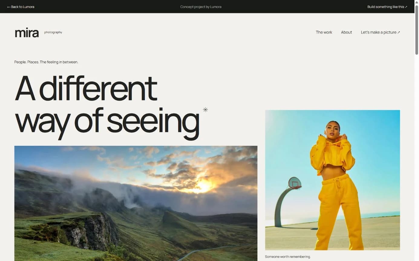 The working Mira website